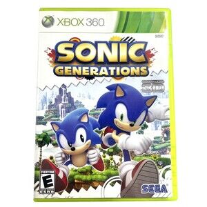 Sonic Generations SEGA 2011 Microsoft Xbox 360 Complete with Manual Tested
